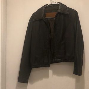 Timberland Brown Leather Jacked Medium